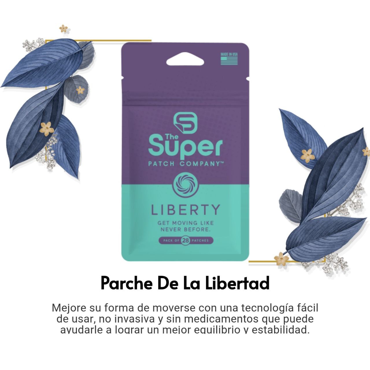 LIBERTY - Equilibrio - Paquete de 28 parches - SUPER PATH