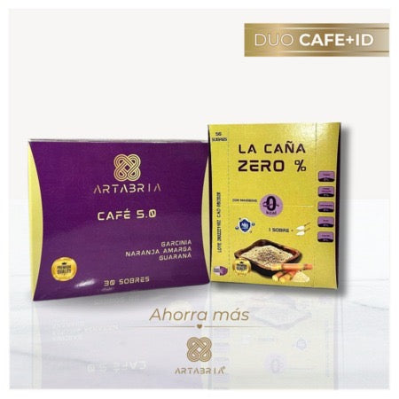 Dúo Café + La Caña Zero (endulzante)